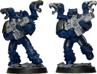 Alpharius and Omegon - Front